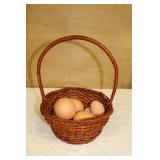 Decorative Basket with Eggs