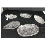 5 pc. Clear Glassware
