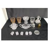 Box Lot of Clear Glass