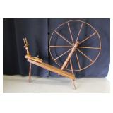 Large Antique Spinning Wheel