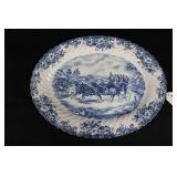 Johnson Brothers Coach Scene Platter