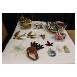 Box Lot of Christmas Decor