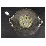 Yellow Depression Glass Plate