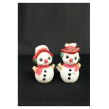 Christmas Snowman Salt and Pepper Shakers