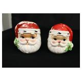 Vintage Christmas Santa Salt and Pepper Shakers