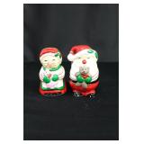 Vintage Christmas Santa & Mrs. Salt & Pepper