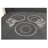Candlewick Cups and Salad Plates