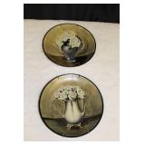 Hand-painted Plates with Hangers