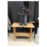 Antique Enterprise Mfg. Sausage Stuffer on Stand