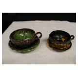 2 Cups and Saucers