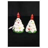 Christmas Tree Salt and Pepper Shakers