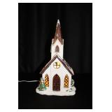 Christmas Decor - Light-up Church