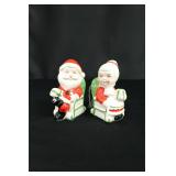 Vintage Christmas Santa & Mrs. Salt and Pepper