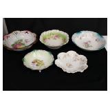 5 Painted Bowls