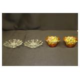 Glass Candle Holders