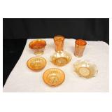 Box Lot of Carnival Glass
