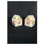 Christmas Gingerbread House Salt & Pepper Shakers