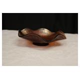 Iridescent Carnival Glass Bowl