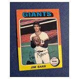 1975 Topps Jim Barr