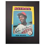 1975 Topps Baseball Card – Don Wilson