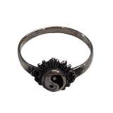 Yig Yag Silver Ring Size 6 3/4 (17 1/4)