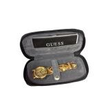 Guess Gold-Tone Logo Watch with Original Case (J)