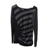 Black Grey Lining Long Sleeves Dolcezza Size S (C)
