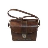 Vintage Italy Leather Camera Bag (C)
