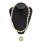 Waterlily necklace set