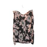 Pink Dandelion Black Skirt Judy Joannou Size S (C)