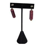 Red Ceramic Earrings (C)