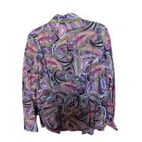 Purple and Pink Graphic Shirt Abbie Mags  S (C)