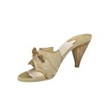 Mini Ceramic Shoe- Cream with Birds