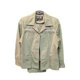 Green Jacket Pants w/ Rock Judy Joannou XS (C)