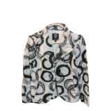 Circular Pattern White Jacket Abbie Mags S (C)