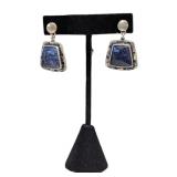 Purple Stone Earrings (C)