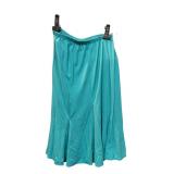 Teal Blue Skirt w/ Stretchable Wasit (C)