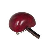Vintage Wood Summer Apple Pin Brooch (J)