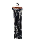 Black & White tie die Halter Dress (S) (C)