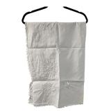 Vintage White embroidered large wedding sheet (C)