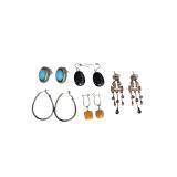 Lot of 5 Pairs of Mixed Earrings (J)