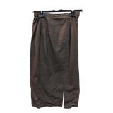 Brown Strechable Waist Long Skirt Judy Joannou (C)