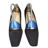 Black Heels with Bow Size 6