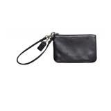 Coach Wallet Black Leather Wristlet (C)