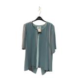 Blue Lux Blouse Mark Edwards Size 9 (C)
