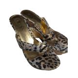 GUESS Leopard Print Wedge Sandals (C)