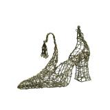 Green Sparkle Wire Heels -Halloween Decoration