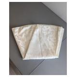 White Printed Table Cloth 4 ft