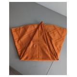 Orange table cloth 5 ft