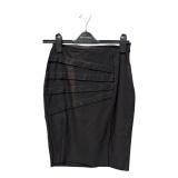 Black Skirt Folded Pattern Frank Lyman Size 2 (C)